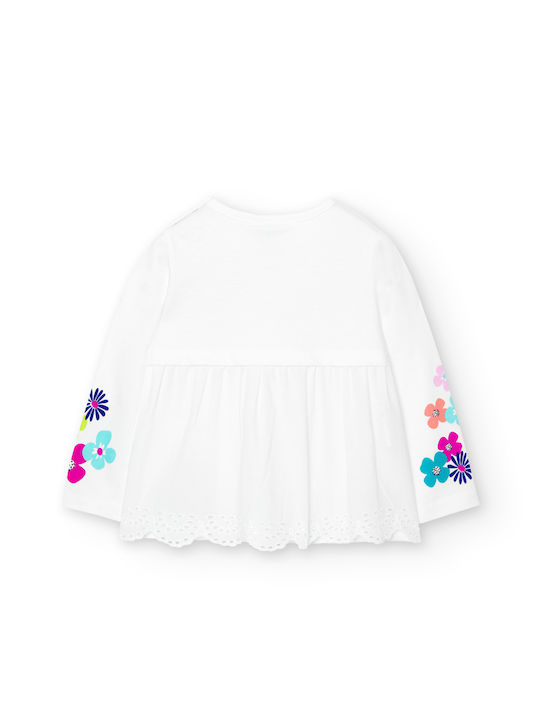 Boboli Kids Blouse Long Sleeve white