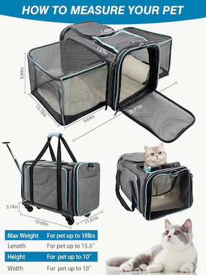 Whdpets ‎n-pp-0012 Dog/Cat Carrying Gray Bag for 20kg Pets