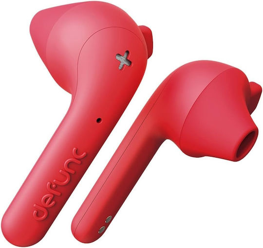 Defunc True Basic In-ear Bluetooth Handsfree Earphones with Charging Case Red
