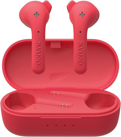 Defunc True Basic In-ear Bluetooth Handsfree Earphones with Charging Case Red