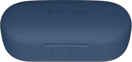 Defunc True Basic In-ear Bluetooth Handsfree Ακουστικά με Θήκη Φόρτισης Μπλε