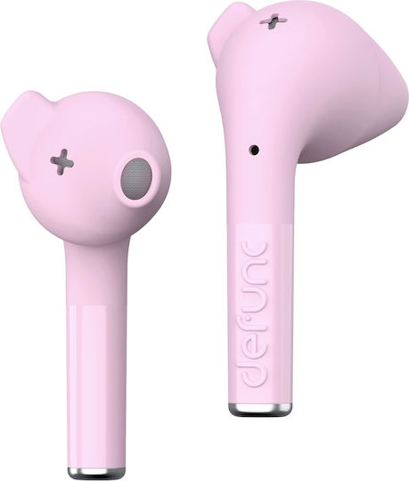 Defunc True Talk In ear Bluetooth хендсфри Слушалки с Устойчивост на Пот и Кутийка за Зареждане Розов