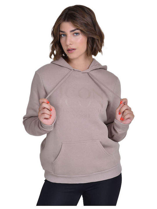 Target Women's Hooded Fleece Sweatshirt Gray