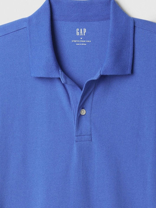 Polo Kurzarmbluse Matisse Blue