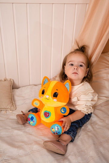 Kids Hits Ζωάκι Γατάκι (Μιλάω Ελληνικά) από Ύφασμα με Μουσική για 12+ Μηνών