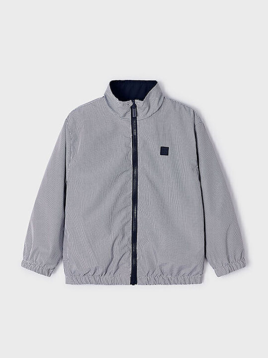 Kids' Casual Jacket Windproof Double Sided Navy Blue