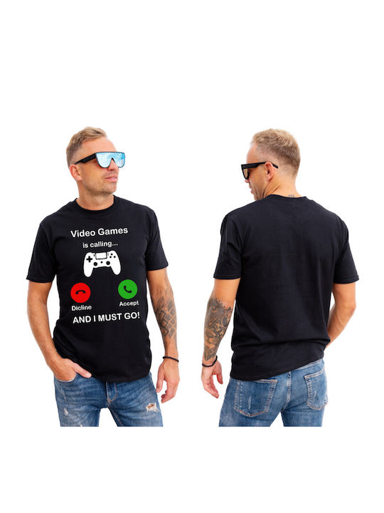 B&C Μπλούζα Μαύρη Βαμβακερή