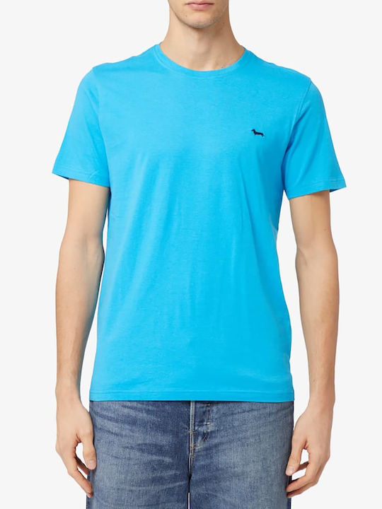 Harmont & Blaine T-shirt Bărbătesc cu Mânecă Scurtă Skyblue