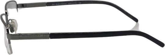 Burberry Metal Eyeglass Frame Silver BE1095 1003