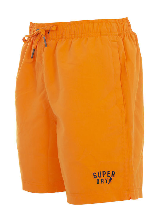 Superdry D2 Ovin Vintage Polo Costum De Baie Bărbați Pantaloni Scurți Portocalii