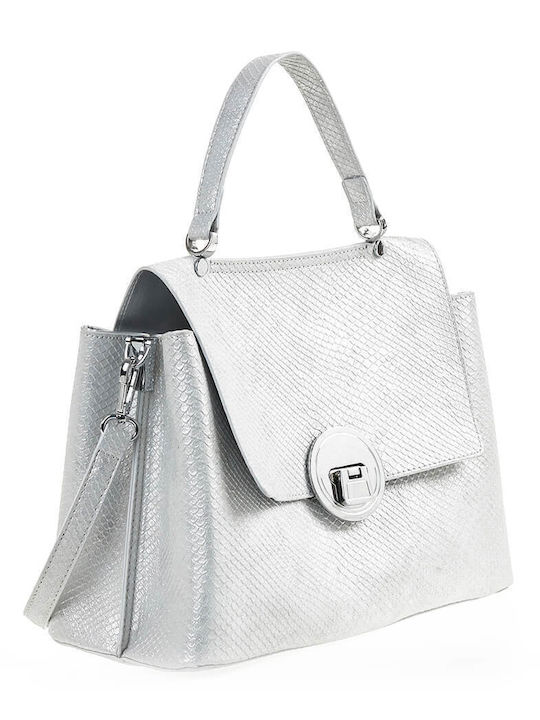 Verde Damen Tasche Hand Silber