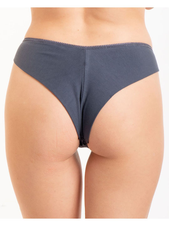 MEI Cotton Women's Brazil Seamless with Lace Molivi