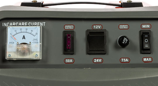 Almaz Cb-50 Зарядно Устройство За Батерии За Кола И Мотоциклет 12V