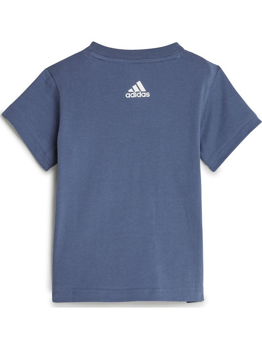 Παιδικό Σετ με Σορτς Καλοκαιρινό 2τμχ Navy Blue/Grey Melange Essentials