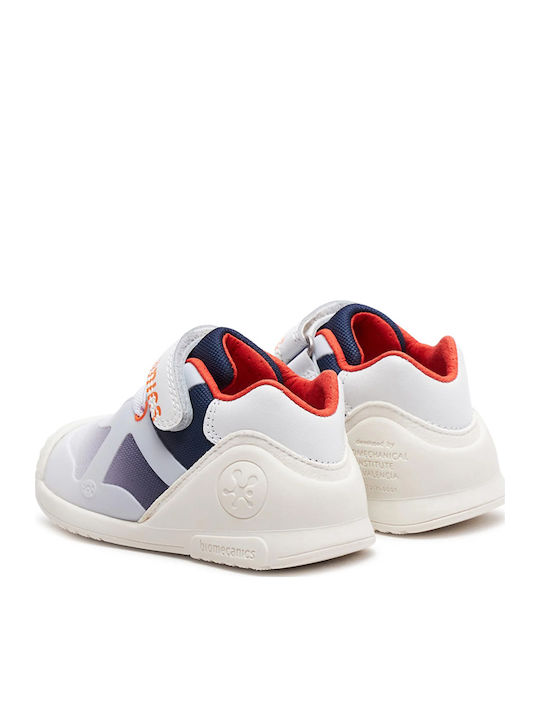 Kids Sneakers with Scratch White