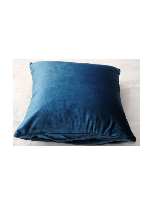 Gofis Home Gofis Home Decorativer Kissenbezug Petrol Blau 34x43cm