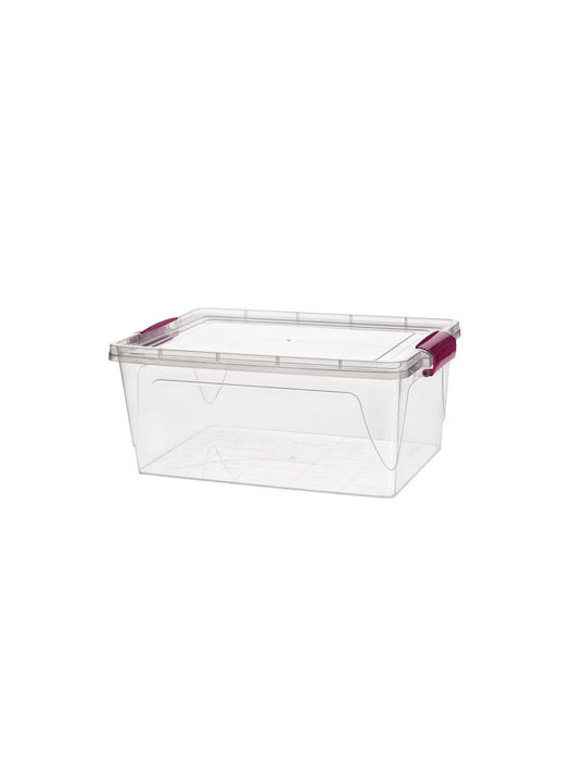 Viosarp Plastic Cutie de Depozitare cu Capac Transparent 26x17x12cm ST-002 1buc