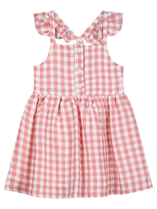 Energiers Kids Dress Checked Sleeveless Plaid