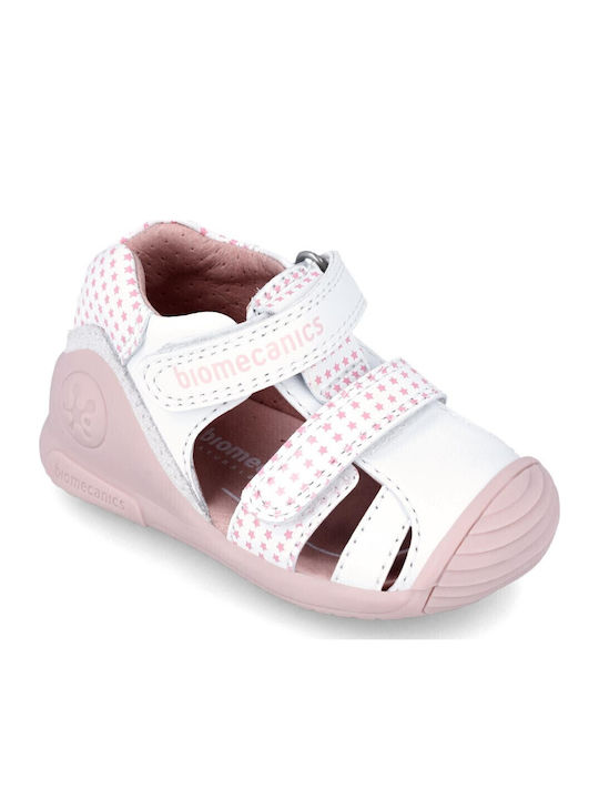 Затворени Сандали First Steps Анатомични Бели
