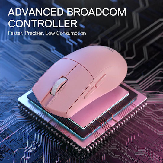 Redragon M916 PRO 1K Wireless Gaming Mouse 26000 DPI Pink