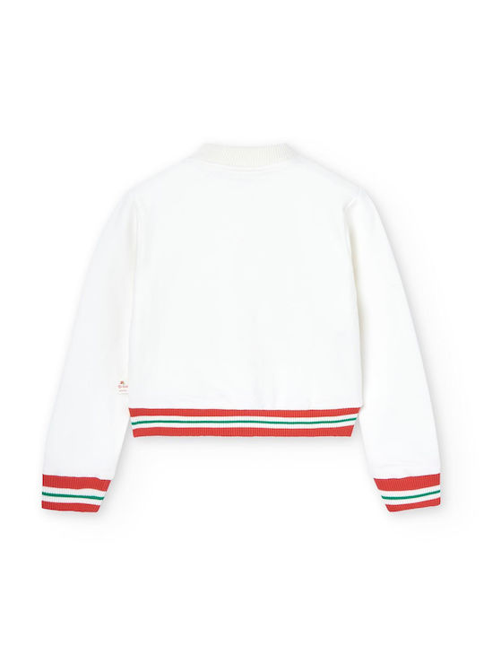 Boboli Kinder-Strickjacke Off-white