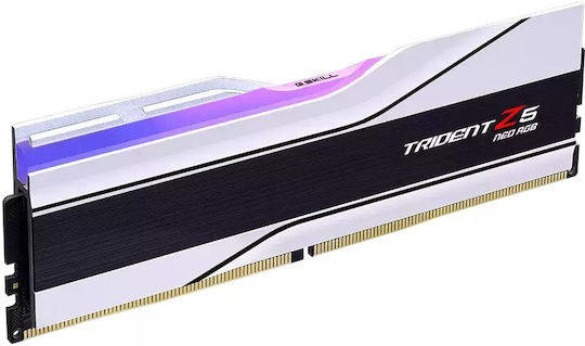 G.Skill Trident Z5 Neo RGB 48GB DDR5 RAM with 2 Modules (2x24GB) and 6400 Speed for Desktop