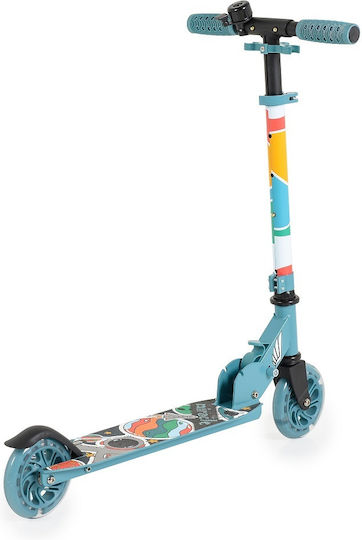 Byox Kids Foldable Scooter Miracle 2-Wheel for 3+ Years Blue