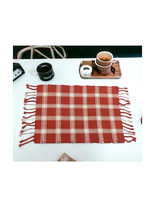 Linea Home Σουπλά Υφασμάτινο Κόκκινο 48x33cm