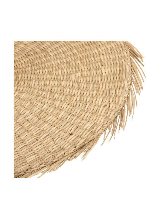 Atmosphera Cuba Round Wicker Beige Placemats 38cm