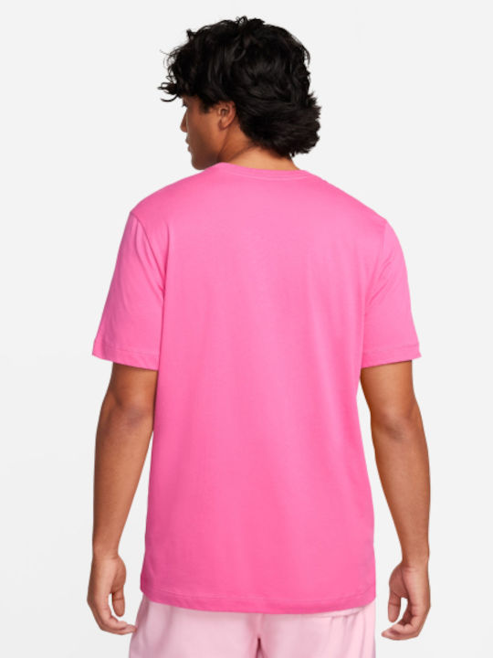 Nike Men's Short Sleeve Blouse Pink