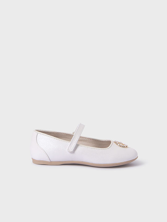 Mayoral Kids Ballerinas White