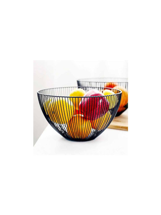 Fruit Bowl Metallic Black