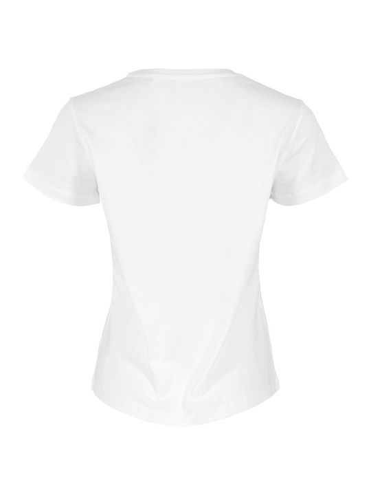 Pinko Bussolotto Γυναικείο Αθλητικό T-shirt Άσπρο
