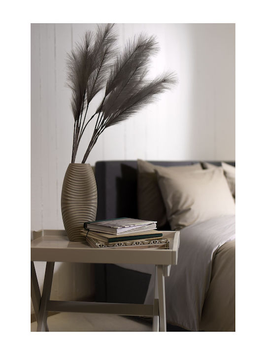 Biokarpet Bettbezug Home View Natural Grau Set Moni 165x245 cm