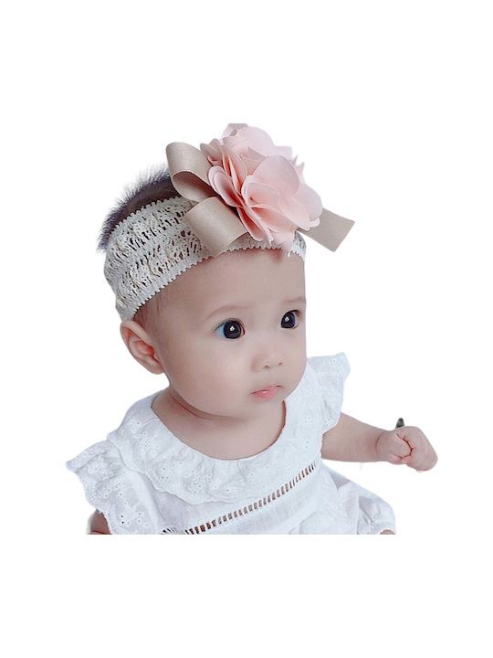 Baby Headband Beige 1pc