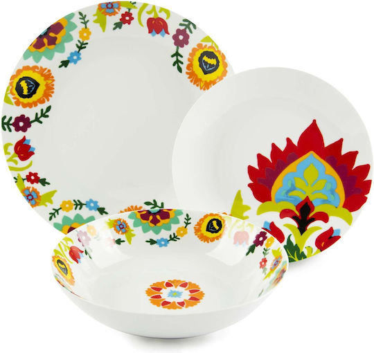 Excelsa Multicolor Porțelan Set de Vase 18buc