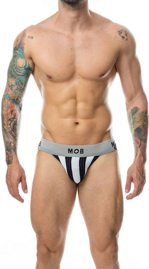 MOB Erotic Wear Ανδρικό Εσώρουχο Jockstrap Λευκό