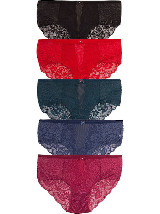Γυναικεία Slip MultiPack με Δαντέλα