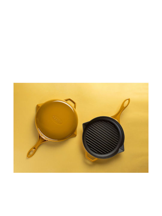 Hosse Grill aus Gusseisen mit Emaillebeschichtung 28cm