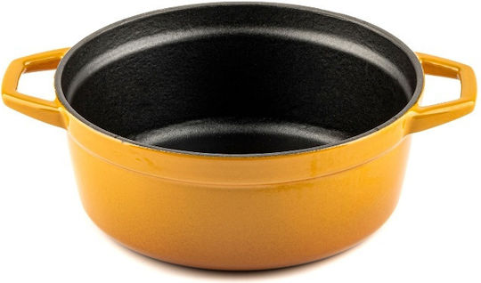 Hosse Solagio Tiefer Topf aus Gusseisen 20cm Dijon