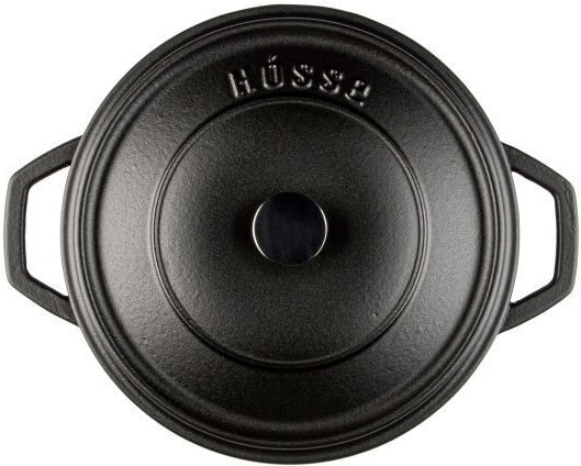 Hosse Solagio Deep Pot made of Cast Iron 24cm Black Onyx
