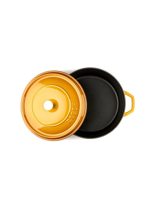 Hosse Solagio Flacher Topf aus Gusseisen 26cm Dijon