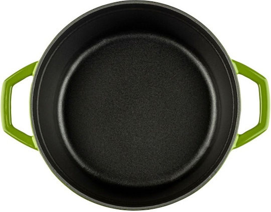 Hosse Solagio Deep Pot made of Cast Iron 24cm Bamboo