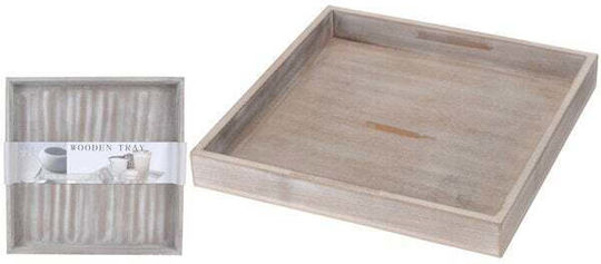 Koopman Ξύλινος Δίσκος Σερβιρίσματος 30x30cm