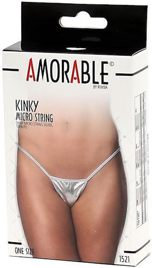 Rimba Γυναικείο Sexy String Γκρι