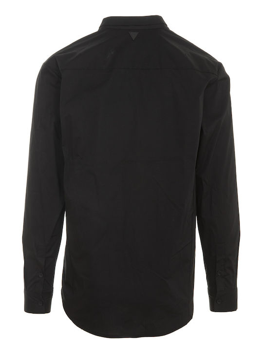 Nineteen Apparel Club Men's Shirt Long Sleeve Black