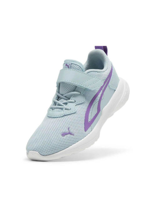 Puma Kinder-Sneaker Hoch All-day Active mit Klettverschluss Hellblau