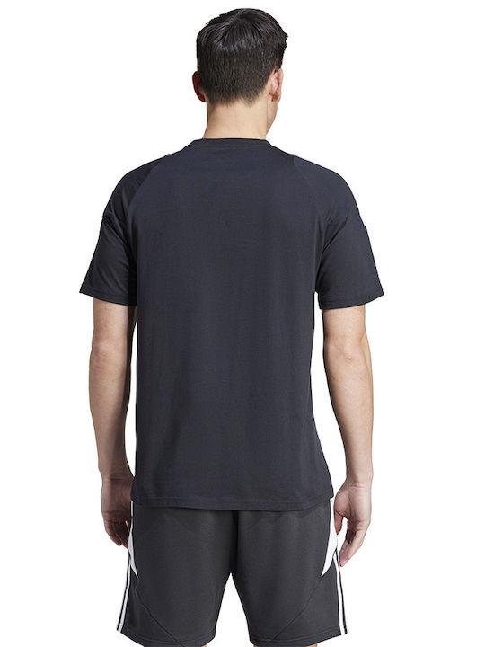 Adidas Tiro 24 Bărbați T-shirt Sportiv cu Mânecă Scurtă Negru