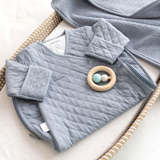 Bemini Herbstlich Schlafsack mit Füßen 1.5 Tog Stone Blue