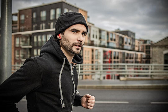 Defunc True Sport In ear Bluetooth хендсфри Слушалки с Устойчивост на Пот и Кутийка за Зареждане Червен